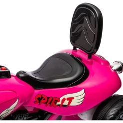 12V Kids Cruiser 1-Seater Motorcycle - Pink