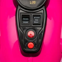 12V Kids Cruiser 1-Seater Motorcycle - Pink