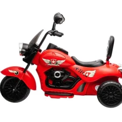 12V Kids Cruiser 1-Seater Motorcycle - Red