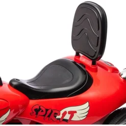 12V Kids Cruiser 1-Seater Motorcycle - Red
