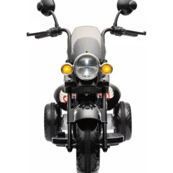 12V Kids Cruiser 1-Seater Motorcycle - Black