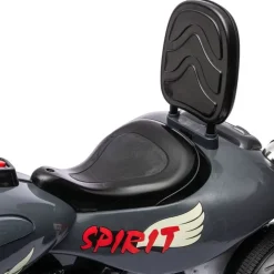 12V Kids Cruiser 1-Seater Motorcycle - Black