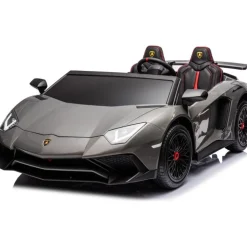 24V Lamborghini Aventador 2 Seater Ride on Car for Kids - Grey