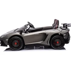 24V Lamborghini Aventador 2 Seater Ride on Car for Kids - Grey