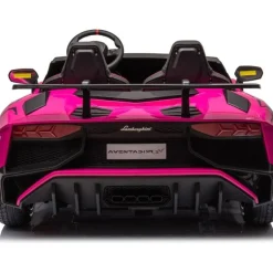24V Lamborghini Aventador 2 Seater Ride on Car for Kids - Pink