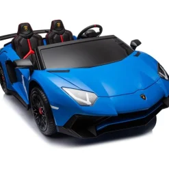 24V Lamborghini Aventador 2 Seater Ride on Car - Blue