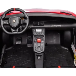 24V Lamborghini Aventador 2 Seater Ride on Car for Kids - Red