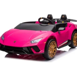 24V Lamborghini Huracan 2-Seater Electric Ride On - Pink