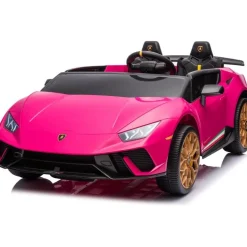 24V Lamborghini Huracan 2-Seater Electric Ride On - Pink