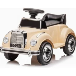 6V Mercedes Benz 300S 1-Seater Mini Ride On Car - Beige