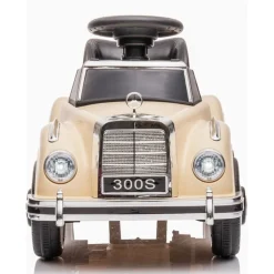 6V Mercedes Benz 300S 1-Seater Mini Ride On Car - Beige