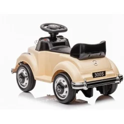 6V Mercedes Benz 300S 1-Seater Mini Ride On Car - Beige