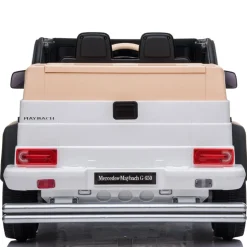 12V Mercedes Maybach G650 Landaulet 1-Seater Ride-On Car - White