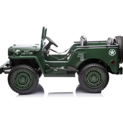 24V Military Jeep 3-Seater Electric Ride On