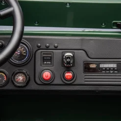 24V Military Jeep 3-Seater Electric Ride On