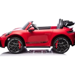 24V Porsche 911 GT3 2-Seater Kids Ride-On Car with Remote Control - Red