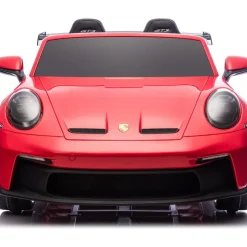 24V Porsche 911 GT3 2-Seater Kids Ride-On Car with Remote Control - Red