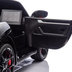 24V Porsche 911 GT3 2-Seater Kids Ride-On Car with Remote Control - Black