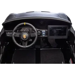 24V Porsche 911 GT3 2-Seater Kids Ride-On Car with Remote Control - Black