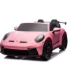 24V Porsche 911 GT3 2-Seater Kids Ride-On Car with Remote Control - Pink