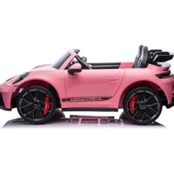 24V Porsche 911 GT3 2-Seater Kids Ride-On Car with Remote Control - Pink