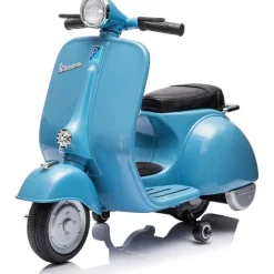 12V Vespa Electric Ride-On Scooter - Blue