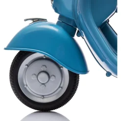 12V Vespa Electric Ride-On Scooter - Blue