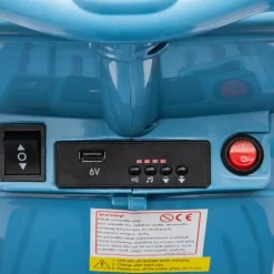 12V Vespa Electric Ride-On Scooter - Blue