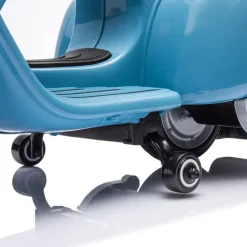 12V Vespa Electric Ride-On Scooter - Blue
