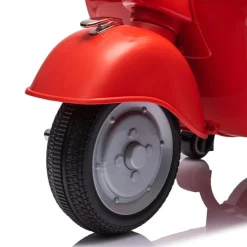 12V Vespa Electric Ride-On Scooter - Red