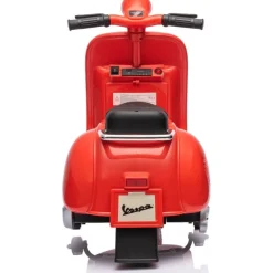 12V Vespa Electric Ride-On Scooter - Red