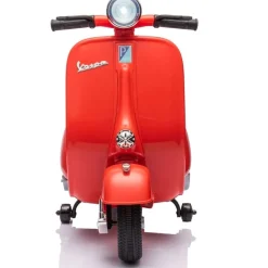 12V Vespa Electric Ride-On Scooter - Red