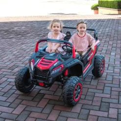 24V 4x4 Freddo Dune Buggy Buccaneer 2 Seater Ride on - Red