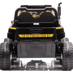 24V 4x4 Freddo Toys Tractor Trailer 2 Seater Ride on - Black