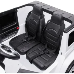 24V 4x4 Mercedes Benz G63 AMG 2 Seater Ride On Car - White