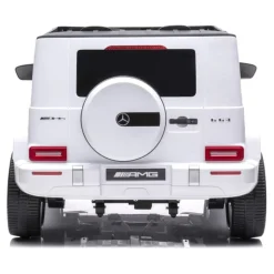 24V 4x4 Mercedes Benz G63 AMG 2 Seater Ride On Car - White