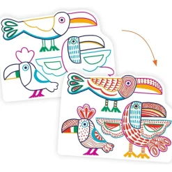 Wild Families Coloring Kit