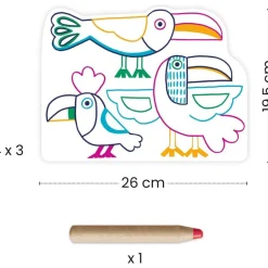 Wild Families Coloring Kit
