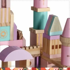 Wood Castle Blocks 75pcs