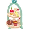 Wooden Birdie Afternoon Tea Stand