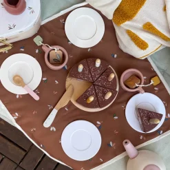 Wooden Birthday Tea Set