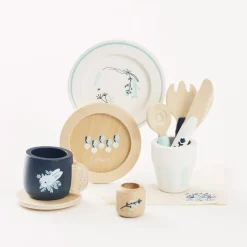Wooden Cutlery Pretend Play Dining Set