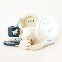 Wooden Cutlery Pretend Play Dining Set