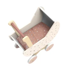 Wooden Doll Pram
