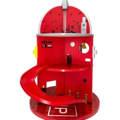 Wooden Fire Station Playset