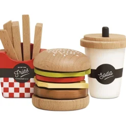 Wooden Gourmet Hamburger Set