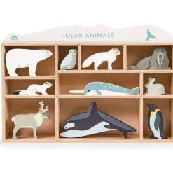 Wooden Polar Animals Set