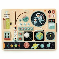 Wooden Space Station Activity Toy