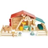 Wooden Tender Leaf Farm Playset