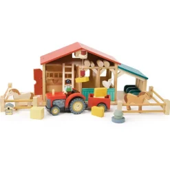 Wooden Tender Leaf Farm Playset